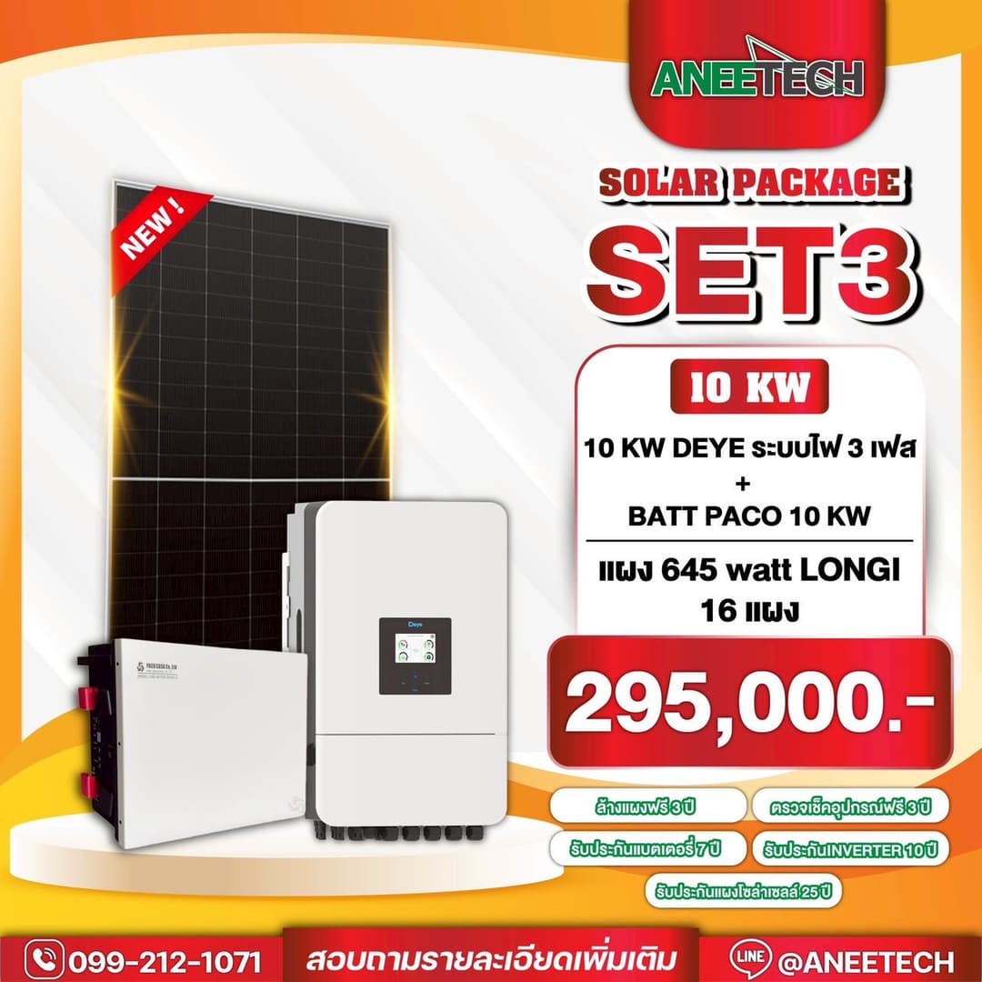 DEYE 10 KW + Batt 10 KW
