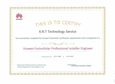 Huawei FusionSolar Professional Installer Engineer